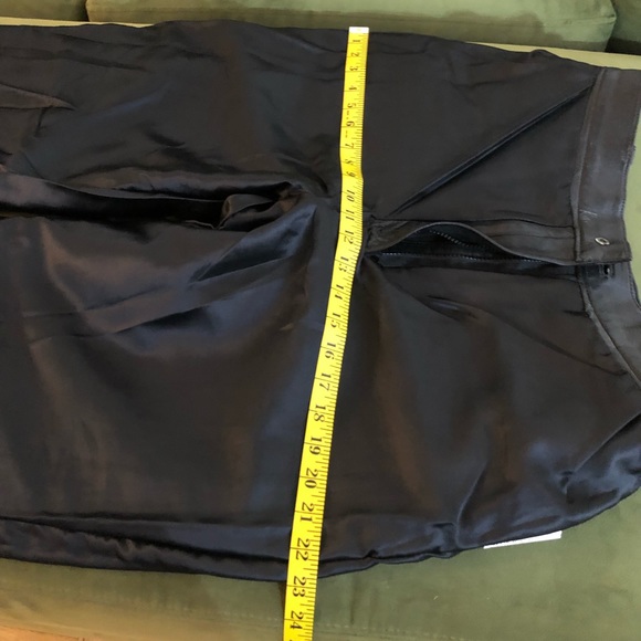 Supple High Waist Leather Pants - Picture 12 of 14